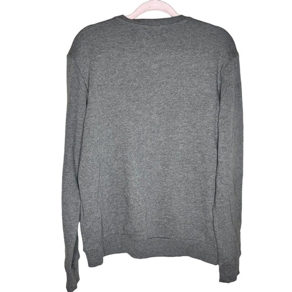 GUESS Men's Size M Joe College Fleece Sweater Pullover Crewneck Camo Logo - Picture 3 of 7